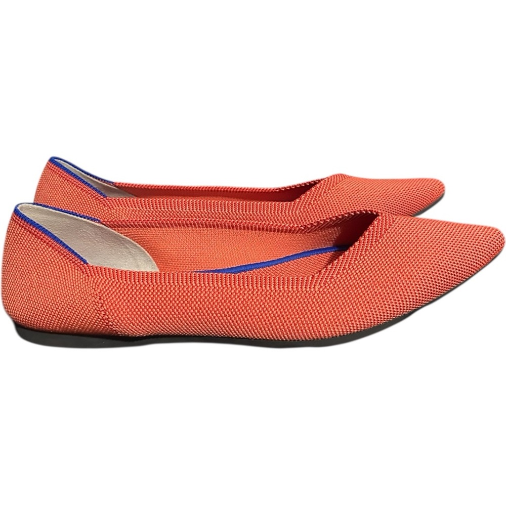 Rothys The Point Flat RETIRED Persimmon Orange Size 11.5
